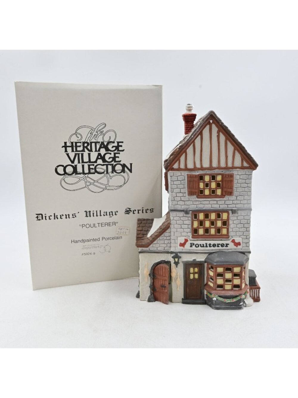 Department 56 Dickens Village Poulterer 5926-9 Heritage Collection Vintage Box